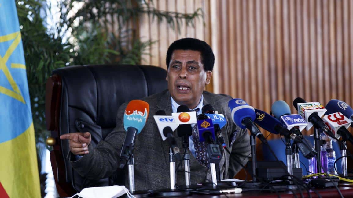 دينا مفتي: لا يمكن ربط أزمة الحدود مع السودان بسد النهضة (ميناس وونديمو هايلو/الأناضول)