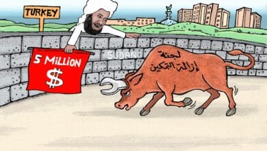 عبدالحي يوسف ... كاريكاتير عمر دفع الله