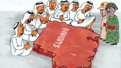 السودان والدول العربية ... كاريكاتير عمر دفع الله