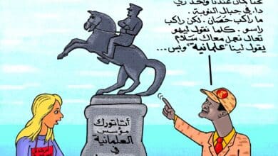 حمديتي في تركيا ... كاريكاتير عمر دفع الله