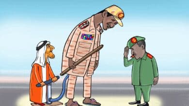 قوات الدعم السريع ... كاريكاتير عمر دفع الله
