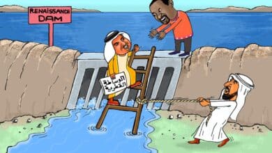 سد النهضة ... كاريكاتير عمر دفع الله