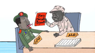 مفاوضات الحكومة مع الحلو ... كاريكاتير عمر دفع الله
