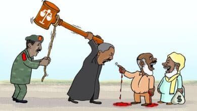 العدالة الانتقالية في السودانية ... كاريكاتير عمر دفع الله