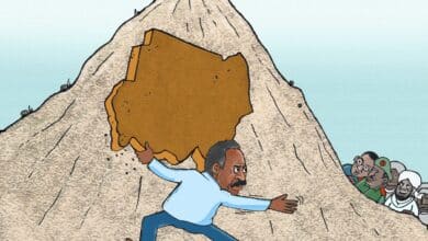 الحكومة الانتقالية ... كاريكاتير عمر دفع الله