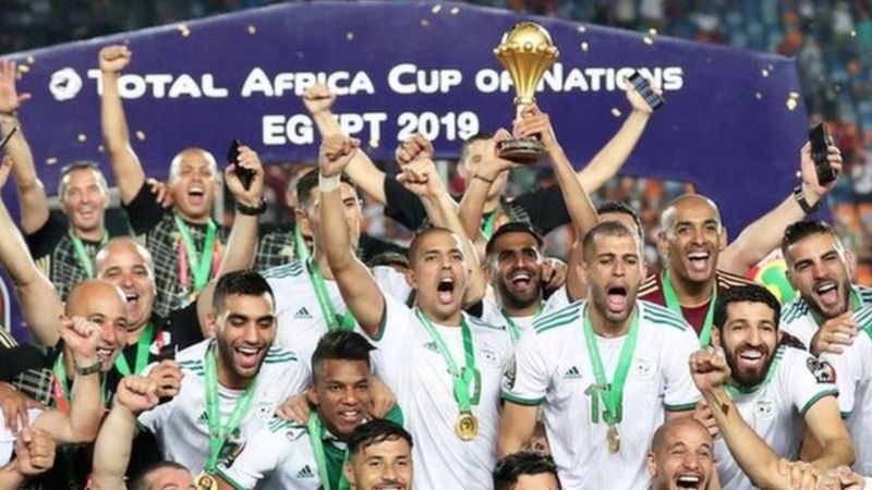 فازت الجزائر باللقب الثاني في تاريخها في النسخة السابقة من البطولة GETTY IMAGES