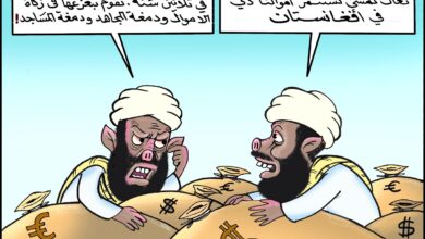 مغنطيس طالبان يجذب حركات الإسلام السياسي ... كاريكاتير عمر دفع الله