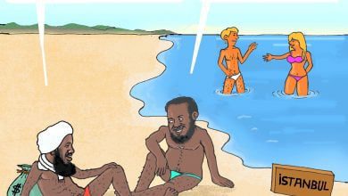 القادمون من وراء البحار ... كاريكاتير عمر دفع الله