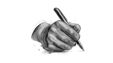 كاتب - قلم