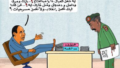 تمثيليات خائبة ... كاريكاتير عمر دفع الله