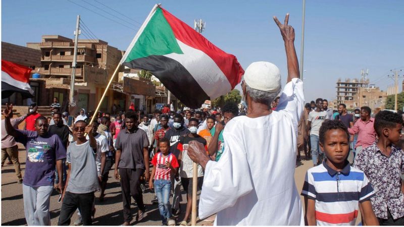 الثورة السودانية GETTY IMAGES