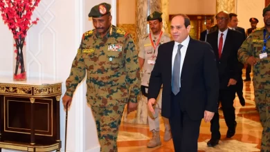لقاء سابق بين السيسي والبرهان (المكتب الإعلامي لرئاسة الجمهورية المصرية)