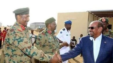 عمر البشير وعبدالفتاح البرهان