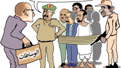 العالم يتهم البرهان بأنه يضع حمدوك والبقية كرهائن .. لضمان عدم الملاحقة....!!!! كاريكاتير ود ابــّــو