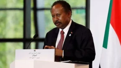 صورة من أرشيف رويترز لرئيس الوزراء السوداني المعزول عبد الله حمدوك. reuters_tickers