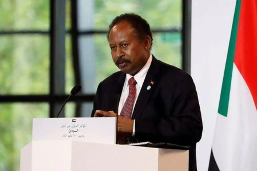 صورة من أرشيف رويترز لرئيس الوزراء السوداني المعزول عبد الله حمدوك. reuters_tickers