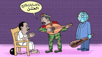 انقلاب السودان ... كاريكاتير عمر دفع الله