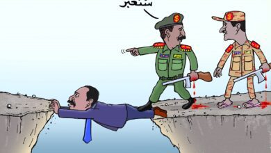 انقلاب البرهان وحميدتي ... كاريكاتير عمر دفع الله