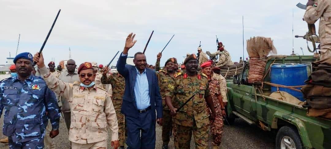 استقبال تعزيزات الدعم السريع في بورتسودان