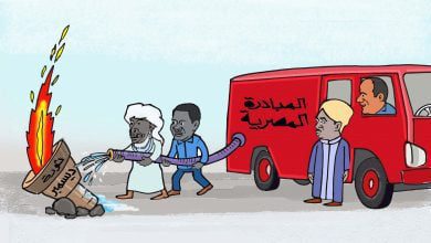 المبادرة المصرية ... كاريكاتير عمر دفع الله