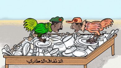 الاتفاق الاطاري والمكوِّن العسكري ... كاريكاتير عمر دفع الله