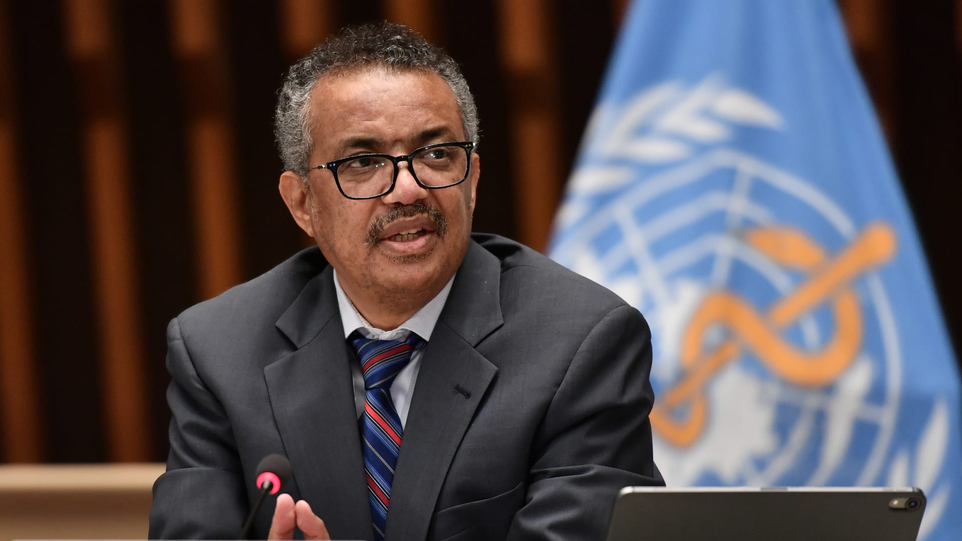 مدير منظمة الصحة العالمية تيدروس أدهانوم غيبريسوس