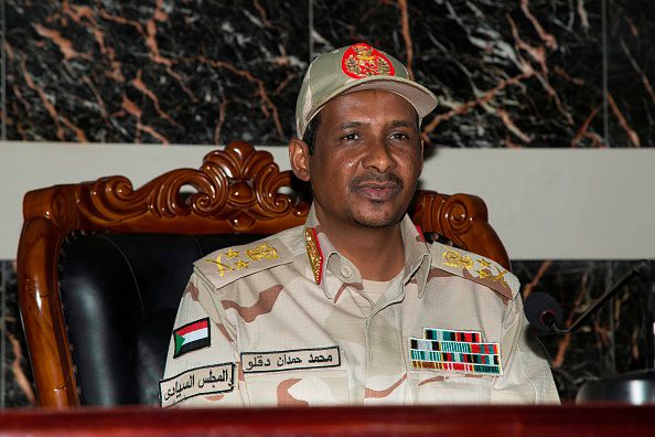 نائب رئيس المجلس السيادي الفريق أول محمد حمدان دقلو