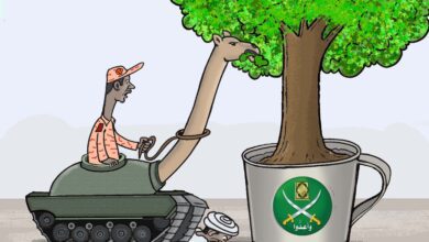 حرب الدعم السريع ... كاريكاتير عمر دفع الله