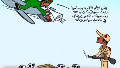 البرهان وحميدتي ... كاريكاتير عمر دفع الله