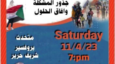 ندوة حرب السودان، جذور المشكلة وآفاق الحلول بشيكاغو