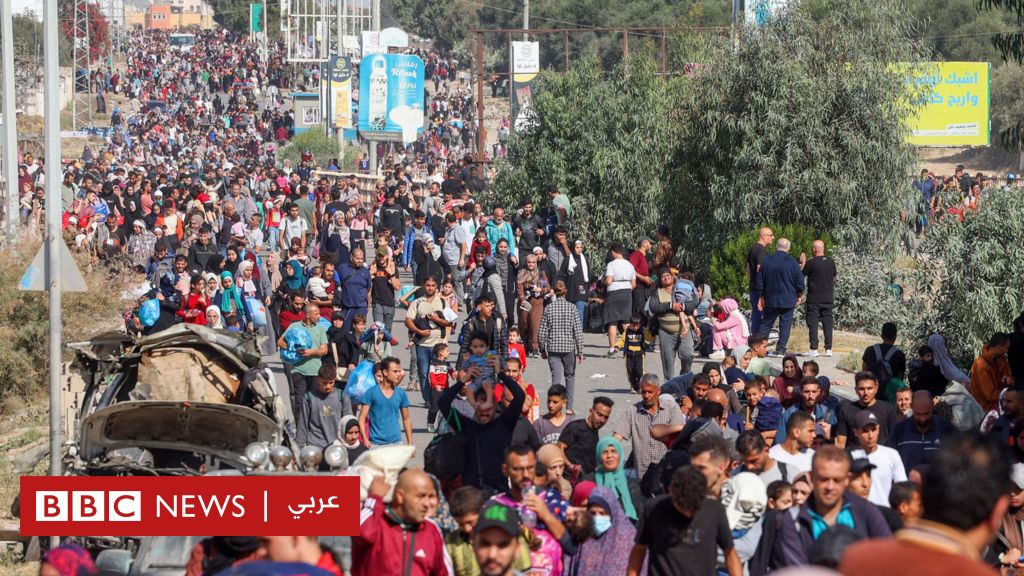 بالصور:-سكان-غزة-مستمرون-في-النزوح-من-الشمال-إلى-الجنوب-هربا-من-الموت