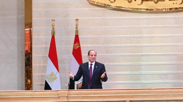 السيسي يؤدي اليمين الدستورية لولايته الثالثة في حكم مصر