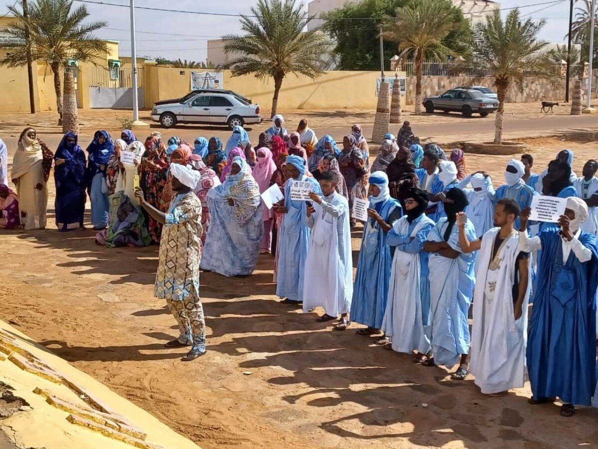 جانب من احتجاجات سابقة لأساتذة موريتانيا- أرشيف