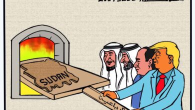 الرباعية الدولية ومصير السودان ... كاريكاتير عمر دفع الله
