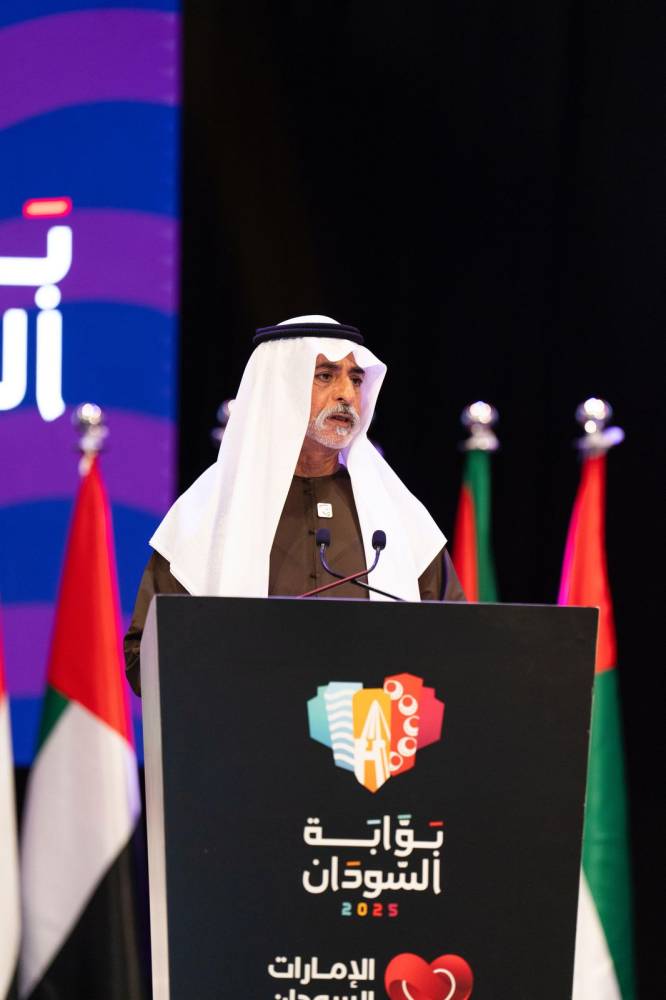 وزير التسامح والتعايش الإماراتي الشيخ نه ... كلمته في افتتاح مهرجان بوابة السودان
