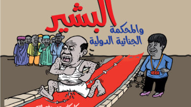 عمر دفع الله ينشر كتابه الكاريكاتيري الأول